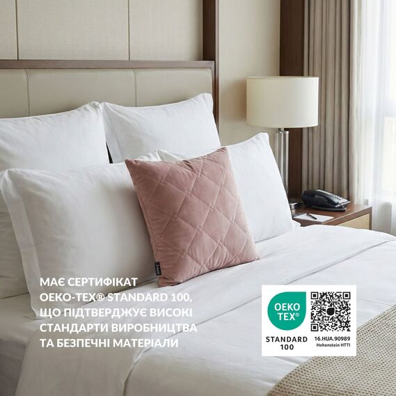 Deco Pillow ТМ IDEIA 45*45 см пудра/св.сірий, фото 6