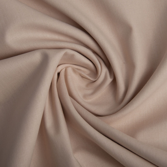 Тканина бязь ранфорс для постільної білизни, бавовна 130 гр/м2, 240 см V-73 світлий беж, фото 1