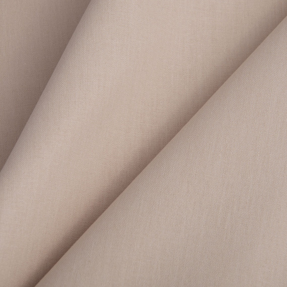 Тканина бязь ранфорс для постільної білизни, бавовна 130 гр/м2, 240 см V-73 світлий беж, фото 2