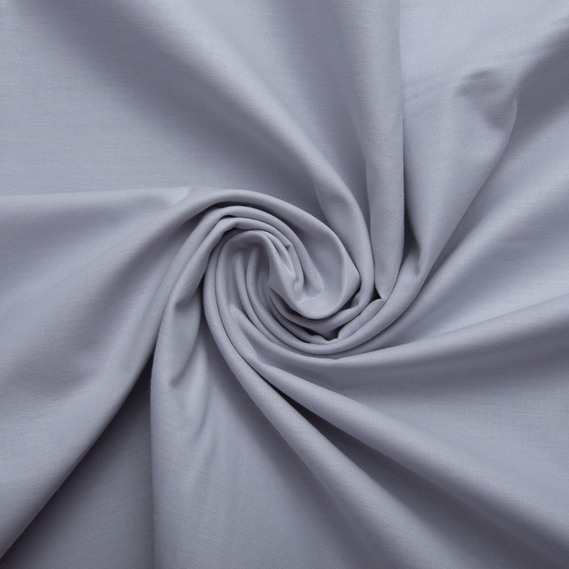 Тканина бязь ранфорс для постільної білизни, бавовна 130 гр/м2, 240 см V-89 попіл, фото 1