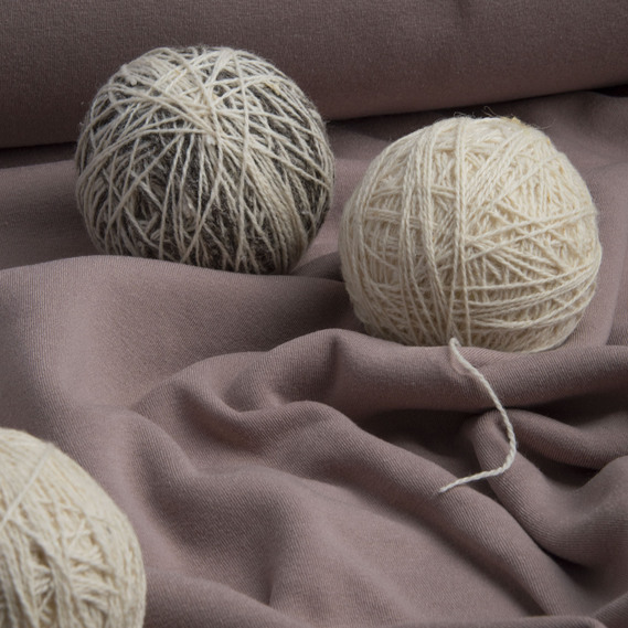 Three-thread jersey with fleece мокко/пудра, фото 3