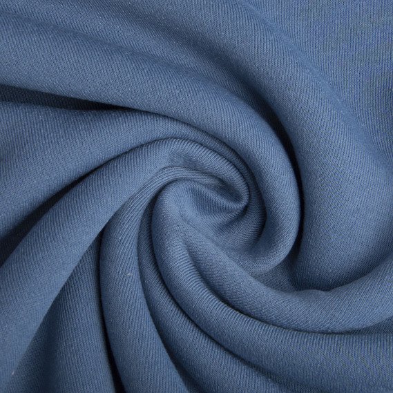 Трикотаж трьохнитка з начосом сіра, фото 1 Трикотаж трьохнитка з начосом сіра, фото 1