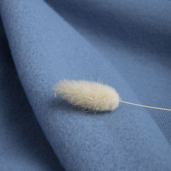 Трикотаж трьохнитка з начосом сіра, фото 3