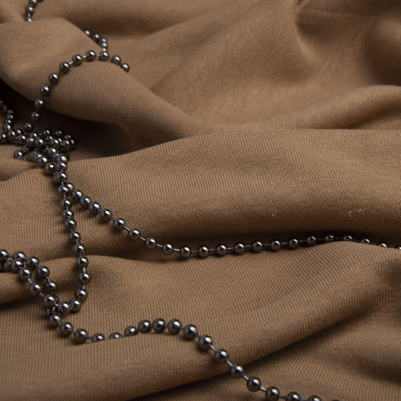 Ткань трикотаж трехнитка Сезон кемел, фото 3