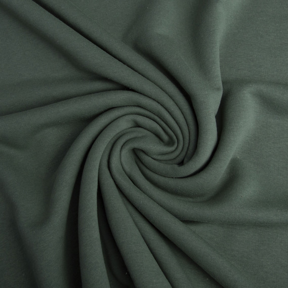 Ткань трикотаж трехнитка Сезон темна олива, фото 1