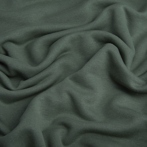 Ткань трикотаж трехнитка Сезон темна олива, фото 2