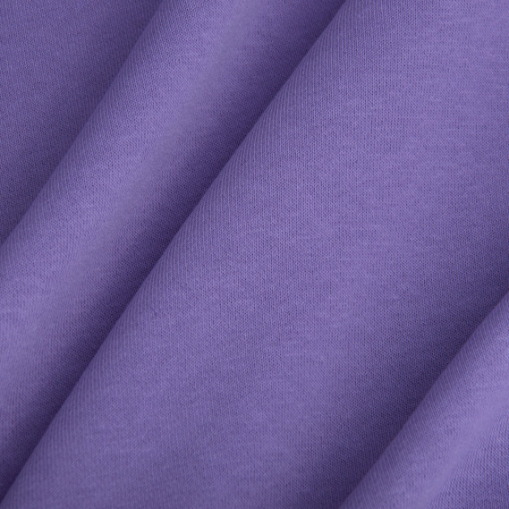 Ткань трикотаж трехнитка на флисе бузок, фото 2