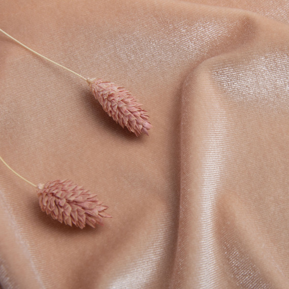 The velor fabric is monophonic ніжний абрикос, фото 3