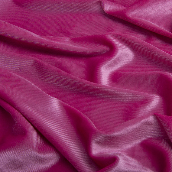 Тканина Велюр стрейч однотонний, тканина костюмна, платтяна оксамитова, оксамит рожевий, фото 2