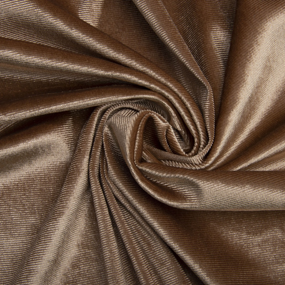 Тканина Велюр стрейч однотонний, тканина костюмна, платтяна оксамитова, оксамит золото, фото 1