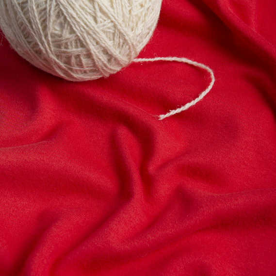 Інтерлок однотонний червоний , фото 3