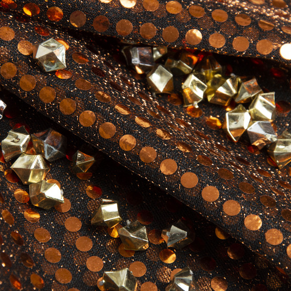 Голограмма крупная цветная помаранч на чорному, фото 3