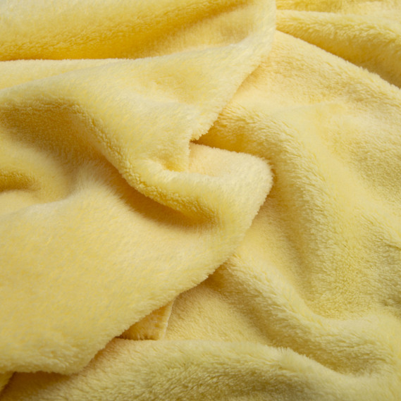 Ткань махровая Велсофт  світло жовтий, фото 2