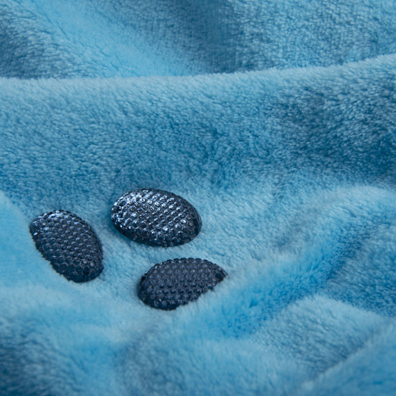 Тканина махрова Велсфот  блакитний , фото 3