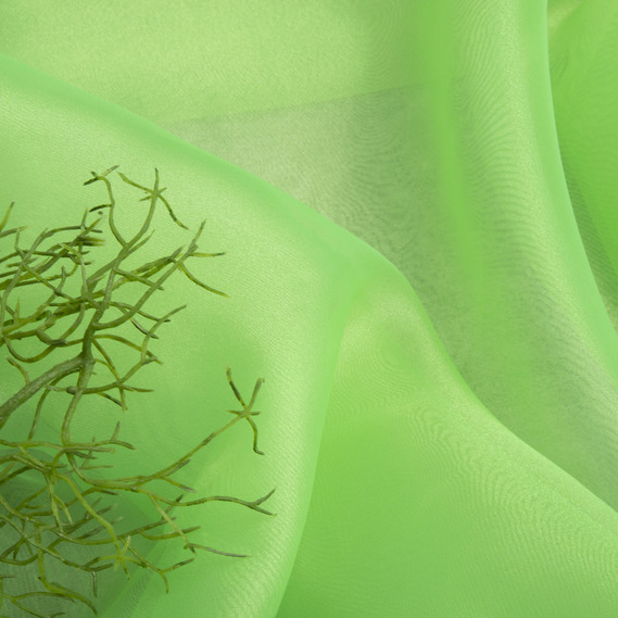 Ткань органза неон салат, фото 3