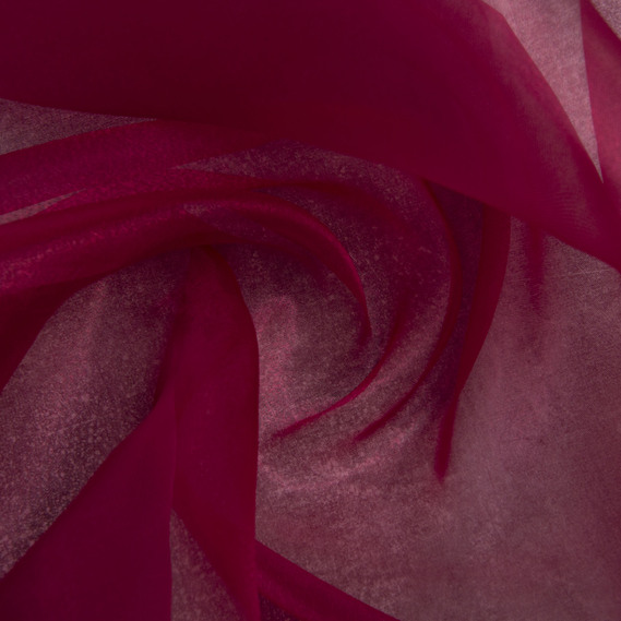 Ткань органза гранат, фото 1