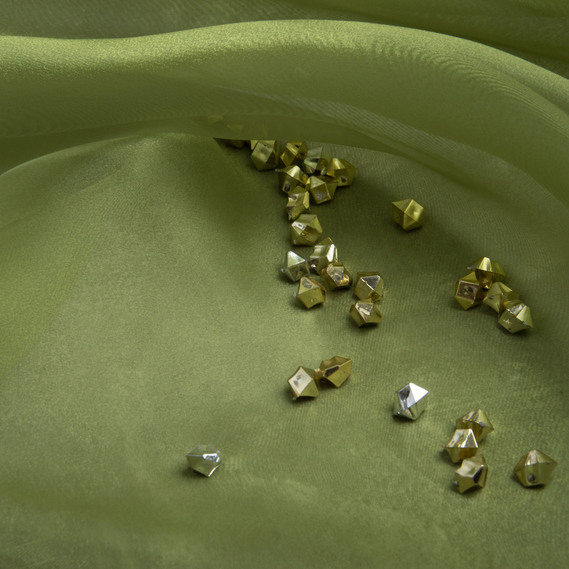 Organza fabric хакі, фото 3
