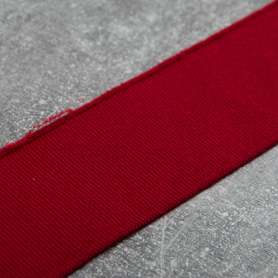 Манжет трикотажный довяз для рукавов и воротников 5,5 см гранат, фото 2 Манжет трикотажный довяз для рукавов и воротников 5,5 см гранат, фото 2