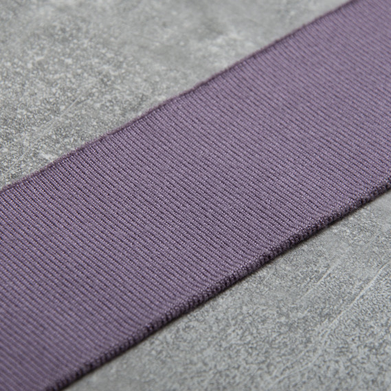 Манжет трикотажный довяз для рукавов и воротников 5,5 см ліловий, фото 2 Манжет трикотажный довяз для рукавов и воротников 5,5 см ліловий, фото 2