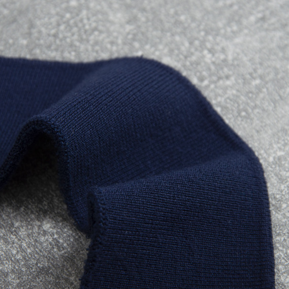 Манжет трикотажный довяз для рукавов и воротников 5,5 см т/синій, фото 1 Манжет трикотажный довяз для рукавов и воротников 5,5 см т/синій, фото 1