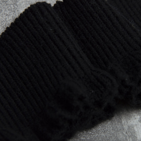 Манжет трикотажный довяз для рукавов и воротников рюш чорний, фото 1 Манжет трикотажный довяз для рукавов и воротников рюш чорний, фото 1