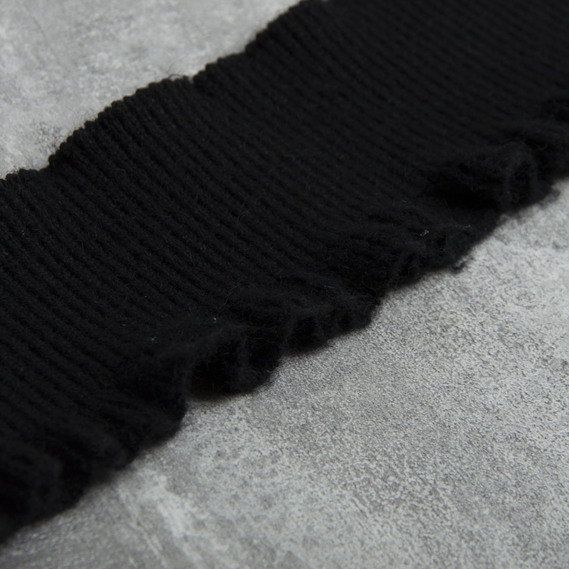 Манжет трикотажный довяз для рукавов и воротников рюш чорний, фото 4 Манжет трикотажный довяз для рукавов и воротников рюш чорний, фото 4