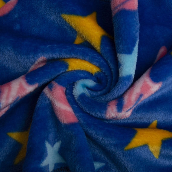 Ткань махровая Велсофт  галактика електрик, фото 1
