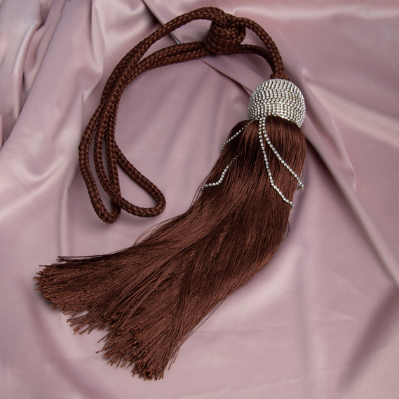 Підхват китиця для штоі ST V-1 шоколад, фото 1 Підхват китиця для штоі ST V-1 шоколад, фото 1