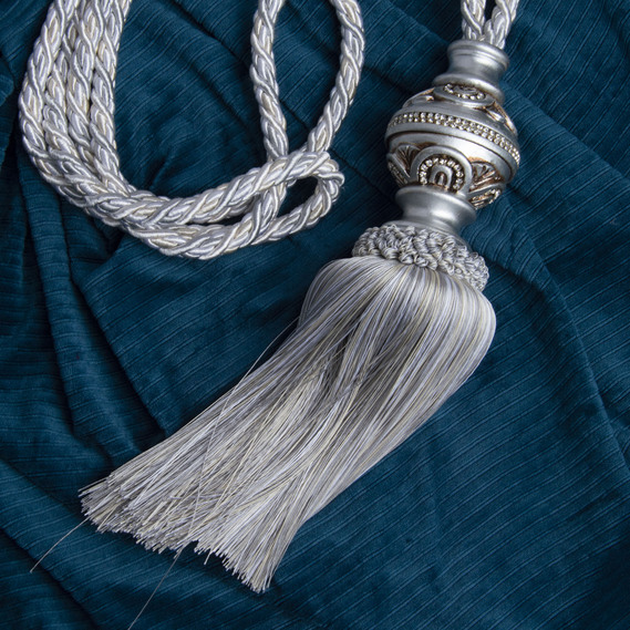 Підхват китиця для штор Імператриця V-K-107 сірий молоко, фото 1