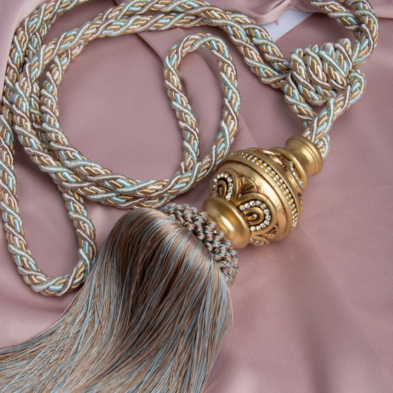 Подхват кисть для штор Императрица V-K-85 бузок бронза, фото 1 Подхват кисть для штор Императрица V-K-85 бузок бронза, фото 1