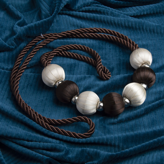 Підхват Намисто ORH-TS V-5,1 шоколад крем, фото 2 Підхват Намисто ORH-TS V-5,1 шоколад крем, фото 2