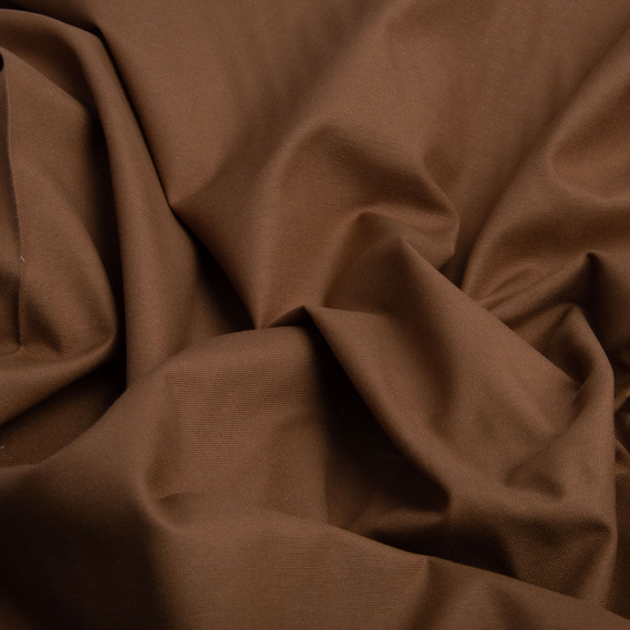 Тканина декоративна бавовна з водовідштовхувальним просоченням, 180 см, 215 гр/м2, для скатертин, штор, декору DRK-7447 коричневий, фото 2
