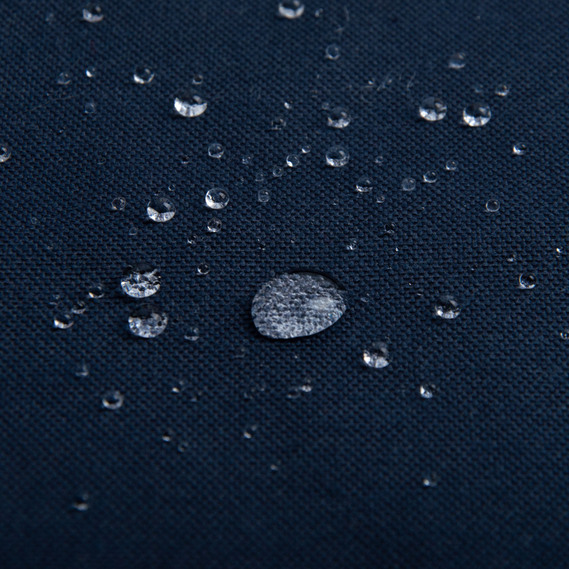 Ткань декоративная хлопок с водоотталкивающей пропиткой, 180 см, 215 гр/м2, для скатертей, штор, декора DRM-218 темно синя, фото 4