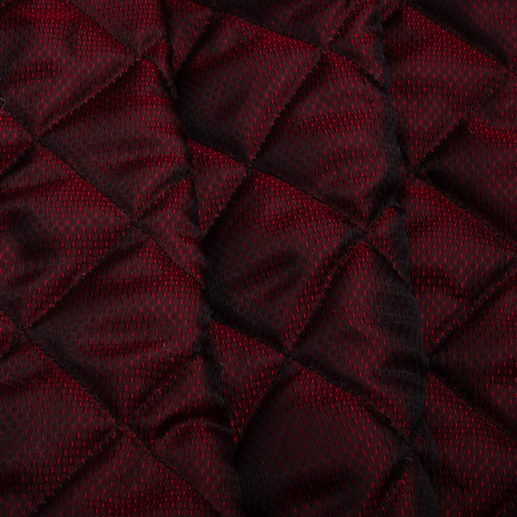 Підкладка стьобана ромб жаккард червона, фото 1 Підкладка стьобана ромб жаккард червона, фото 1