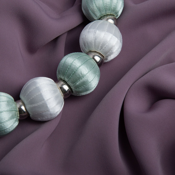 Kristal suit crepe fabric сіро лілова, фото 3 Kristal suit crepe fabric сіро лілова, фото 3