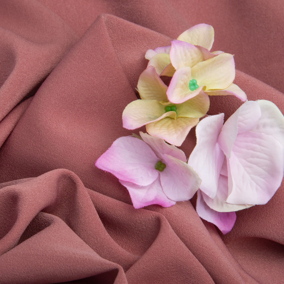 Тканина костюмна Alex, 150 см, 228 гр/м2, для одягу, плаття, костюмів, спідниць арахіс, фото 3