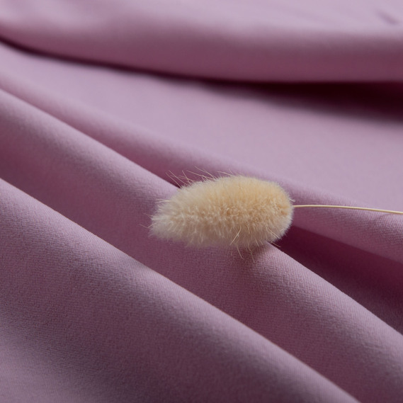 Ткань костюмная Alex, 150 см, 228 гр/м2, для одежды, платьев, костюмов, юбок рожево бузкова пастель, фото 2