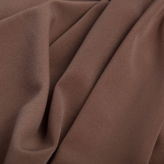 Ткань костюмная Alex, 150 см, 228 гр/м2, для одежды, платьев, костюмов, юбок капучино, фото 2