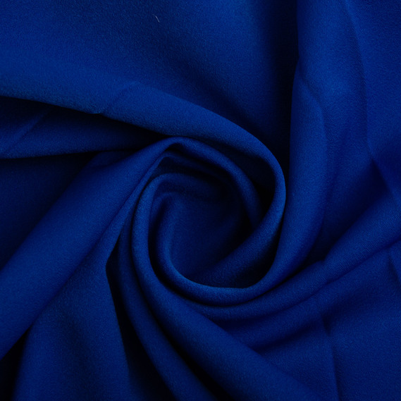 Тканина костюмна Alex, 150 см, 228 гр/м2, для одягу, плаття, костюмів, спідниць електрик, фото 1