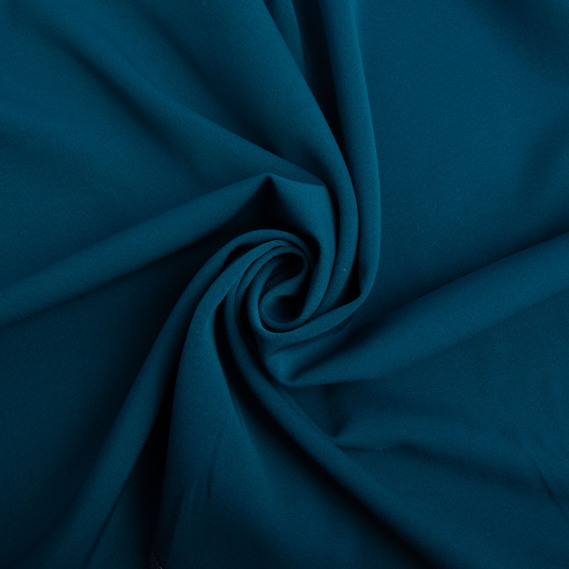 Тканина костюмна Alex, 150 см, 228 гр/м2, для одягу, плаття, костюмів, спідниць мор хвиля, фото 1