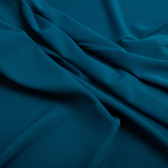 Тканина костюмна Alex, 150 см, 228 гр/м2, для одягу, плаття, костюмів, спідниць мор хвиля, фото 2