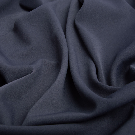 Alex suit fabric, 150 cm wide, 228 g/m², suitable for clothing, dresses, suits, and skirts темно сіра, фото 2