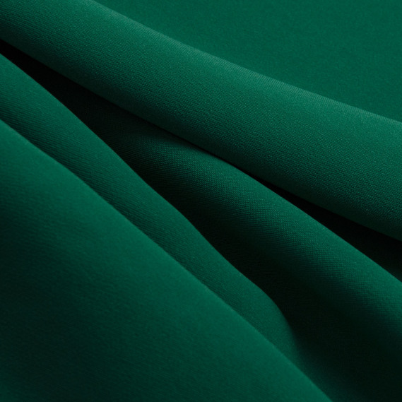 Тканина костюмна Barbie креп, 145 см, 228 гр/м2, для одягу, плаття, костюмів, спідниць смарагд, фото 2 Тканина костюмна Barbie креп, 145 см, 228 гр/м2, для одягу, плаття, костюмів, спідниць смарагд, фото 2