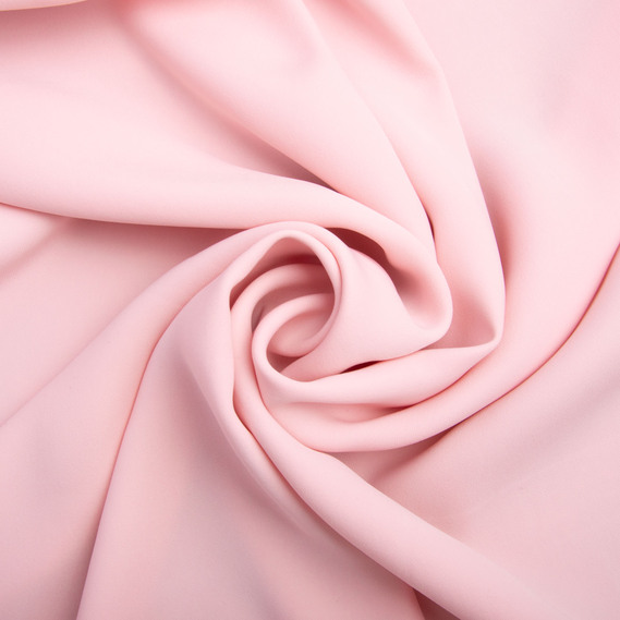 Тканина костюмна Barbie креп, 145 см, 228 гр/м2, для одягу, плаття, костюмів, спідниць світлий персик, фото 1