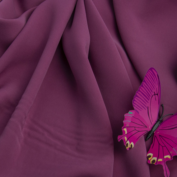 Тканина костюмна Barbie креп, 145 см, 228 гр/м2, для одягу, плаття, костюмів, спідниць фрез, фото 3 Тканина костюмна Barbie креп, 145 см, 228 гр/м2, для одягу, плаття, костюмів, спідниць фрез, фото 3