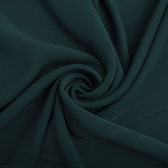 Тканина костюмна Barbie креп, 145 см, 228 гр/м2, для одягу, плаття, костюмів, спідниць малахіт, фото 1