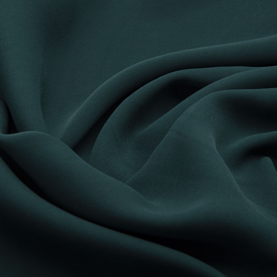 Тканина костюмна Barbie креп, 145 см, 228 гр/м2, для одягу, плаття, костюмів, спідниць малахіт, фото 2