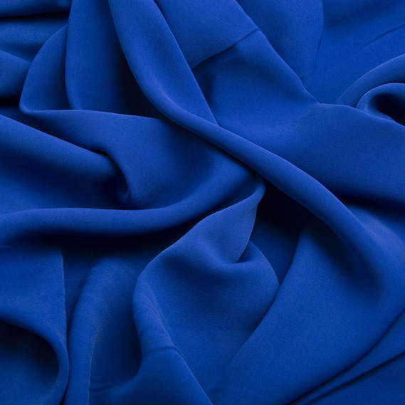 Barbie crepe suit fabric, 145 cm wide, 228 g/m², suitable for clothing, dresses, suits, and skirts електрик, фото 2 Barbie crepe suit fabric, 145 cm wide, 228 g/m², suitable for clothing, dresses, suits, and skirts електрик, фото 2