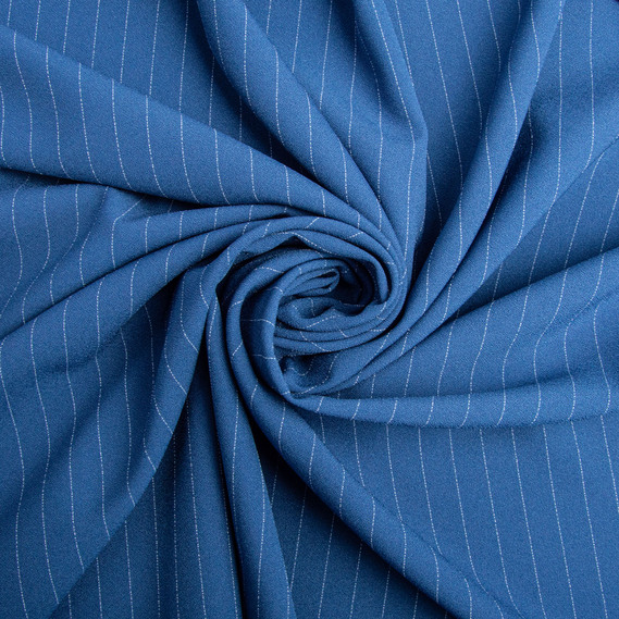 Suit fabric DTX-3461 AHRI stripe денім, фото 1