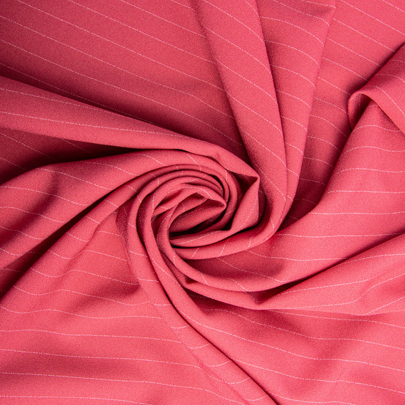 Suit fabric DTX-3461 AHRI stripe корал, фото 1
